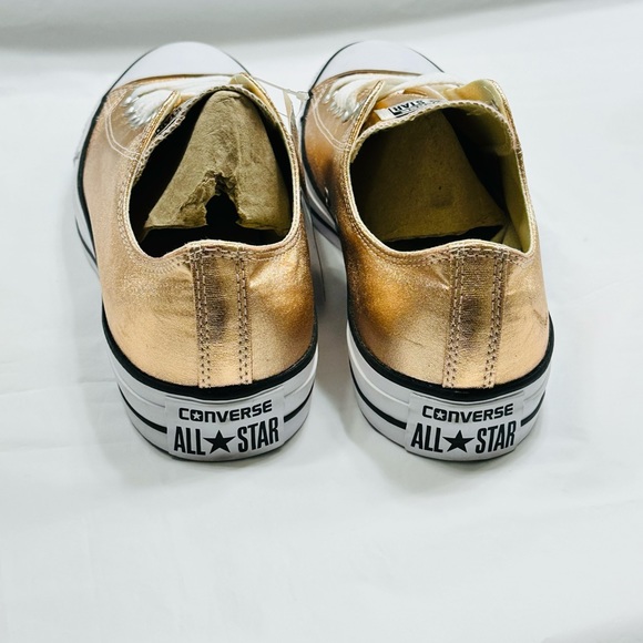 😁SOLD😁 Converse Men’s Metallic Rose Gold Sneakers Sz 11.5 - Picture 8 of 9